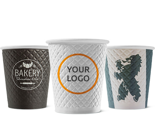 Embossed cups 250 ml