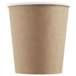 HB62-120-101665 Disposable paper cup kraft 4 oz (100 ml)