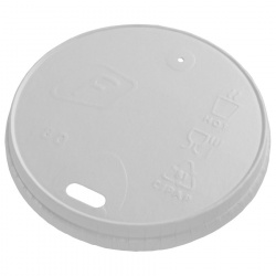 PLO-80-W2-0000 Paper sip thru lid d80 mm, white