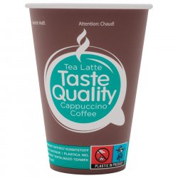 HB70-210-100561 Disposable vending paper cup "Taste Quality" 7 oz (200 ml)